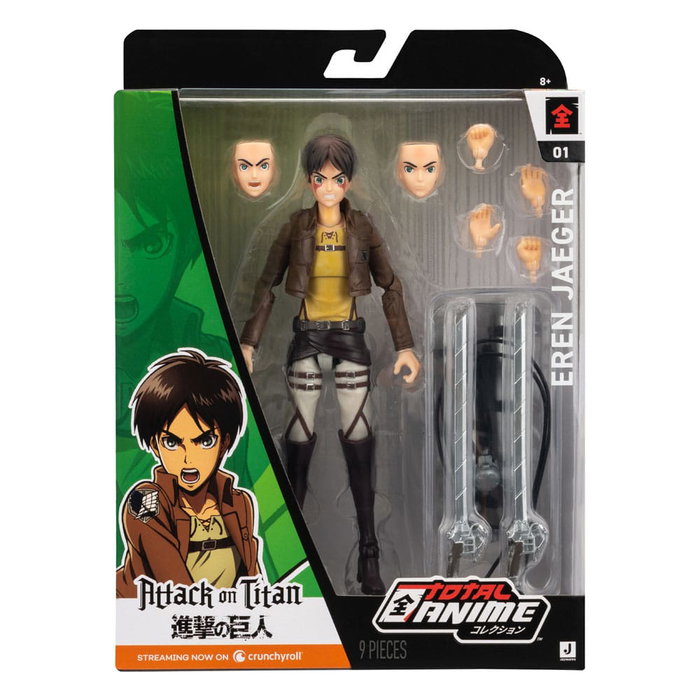 Jazwares Figurine Eren Jaeger Attack on Titan 17 cm