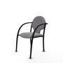 Piqueras Y Crespo Chaise Hellín Gris avec Bras Fixes