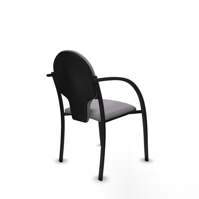 Piqueras Y Crespo Chaise Hellín Gris avec Bras Fixes