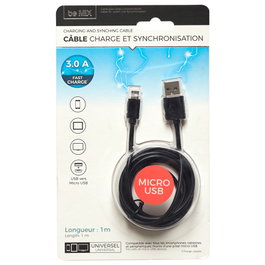 Be Mix Câble USB vers Micro USB 3A Charge Rapide