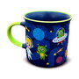 PUCKATOR Tasse Space Cadet 320 ml - Céramique - Blanche - Lavable Lave-Vaisselle et Micro-Ondes - Convient aux Aliments