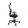 Piqueras y Crespo Chaise de Bureau 1D036N2 Bordeaux