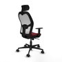 Piqueras y Crespo Chaise de Bureau 1D036N2 Bordeaux