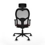 Piqueras y Crespo Chaise de Bureau 1D036N2 Bordeaux