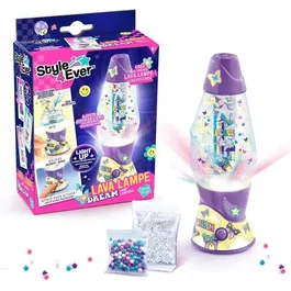 Canal Toys OFG 234 - Mini lampe à lave DIY à fabriquer et customiser - Kit créatif enfant 6 ans avec stickers - Rose multicolore