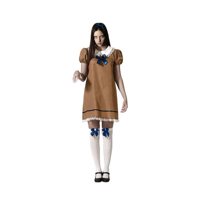 BigBuy Carnival Déguisement Poupée Terrifiante avec Robe Marron