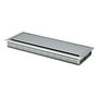 HERRAJES ALK Pasacable con Tapa Amortiguador Simple Plata con Amortiguacion 300x120x25mm