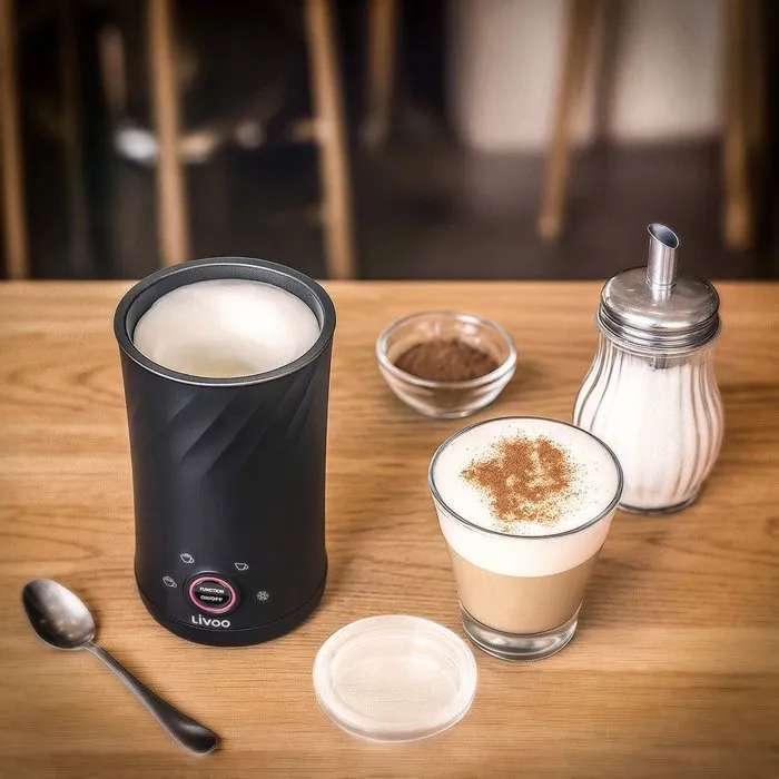 Livoo Mousseur à lait électrique DOD226N, 500 W, 300 ml