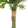 BigBuy Home Fleur décorative Vert Crème 20 x 20 x 32 cm