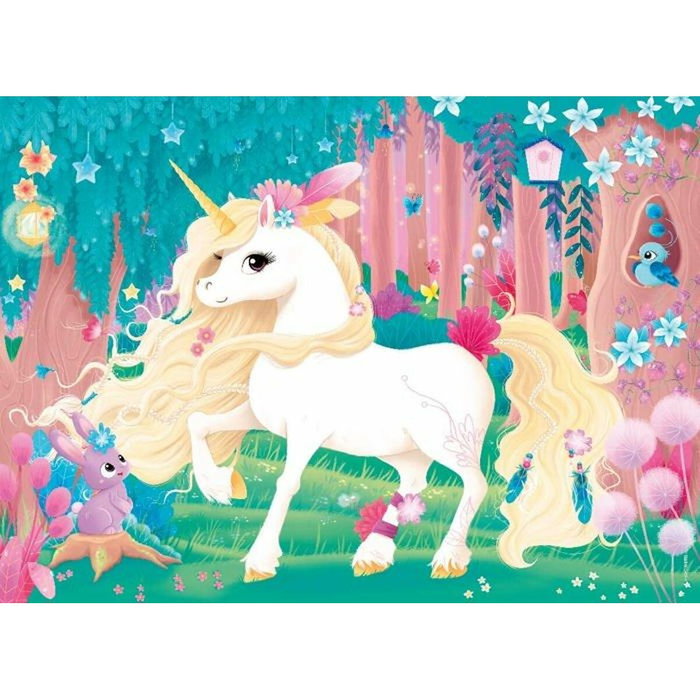 Nathan Puzzle enfant 45 pièces Jolie licorne