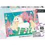 Nathan - Puzzle enfant 45 pièces Jolie licorne - Thème fantastique - Poster inclus - À partir de 5 ans