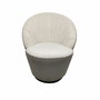 Fauteuil DKD Home Decor Blanc Noir Doré 69 x 66 x 85 cm