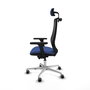 Chaise de Bureau avec Appui-tête Mardos traslack bali Piqueras y Crespo D086G2H Blue marine