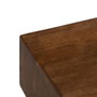 BigBuy Home Table Basse LAGOM Noir Naturel Fer Bois d'hévéa