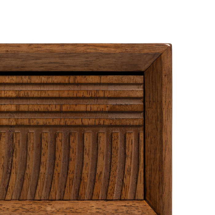 BigBuy Home Table Basse LAGOM Noir Naturel Fer Bois d'hévéa