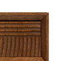 BigBuy Home Table Basse LAGOM Noir Naturel Fer Bois d'hévéa