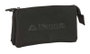 Kappa Basics Portatodo Triple "Noir" - 22 x 12 x 3 cm - Boîte à compartiments triple - À partir de 3 ans