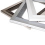 Emuca Cadre pour micro-ondes Nickel satiné, Module 600mm