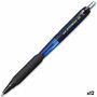 stylo à encre liquide Uni-Ball Jetstream SXN-101-07 Bleu 0,7 mm (12 Unités)