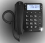 Doro Magna 4000 Téléphone Fixe Noir – Amplifié pour Malentendants avec Grand Écran