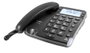 Doro Magna 4000 Téléphone Fixe Noir – Amplifié pour Malentendants avec Grand Écran
