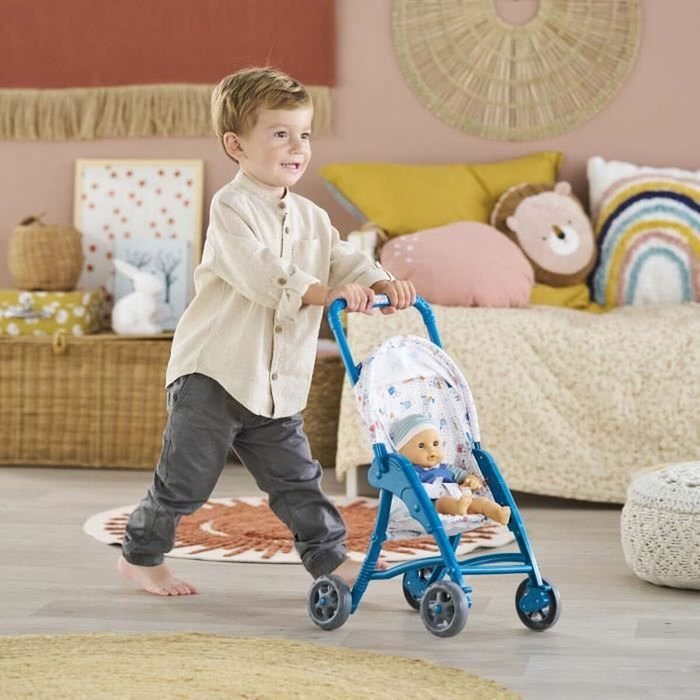 Corolle Poussette Oursons Bleue pour Poupon 30cm Corolle Poussette Oursons Bleue pour Poupon 30cm