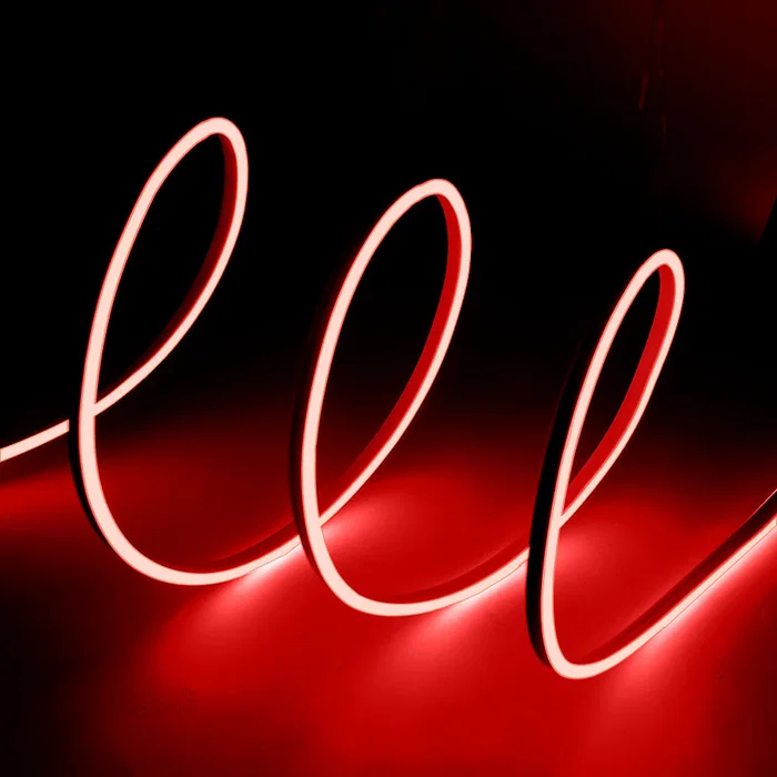 LED Neon Flex 6W 2700K 220VAC 8x16mm Simple 120xSMD2835 6W/M x1M HO-NSPVC8x16SOY220WW