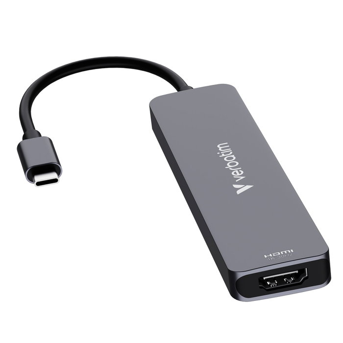 Verbatim USB-C Essentials Multiport Hub 7 ports Gris Verbatim USB-C Essentials Multiport Hub 7 ports Gris