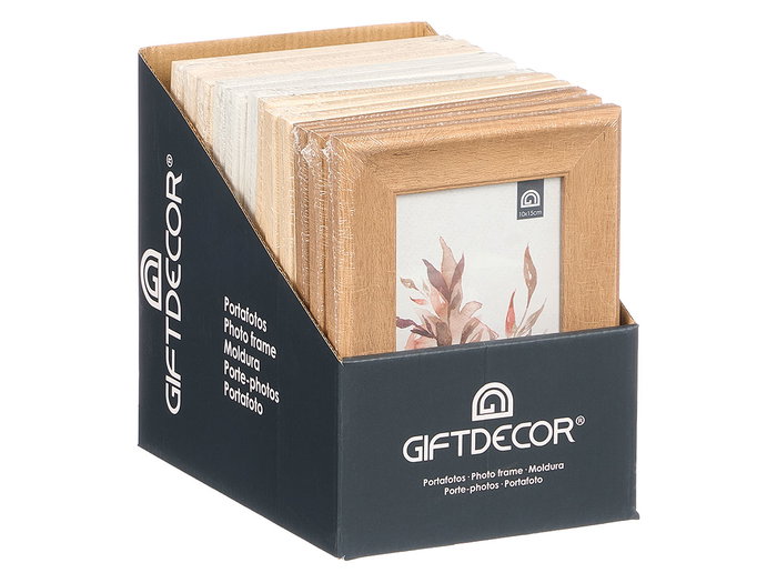 GIFTDECOR Lot de 24 cadres photo incurvés 10x15 cm assortis GIFTDECOR Lot de 24 cadres photo incurvés 10x15 cm assortis