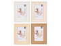 GIFTDECOR Lot de 24 cadres photo incurvés 10x15 cm assortis