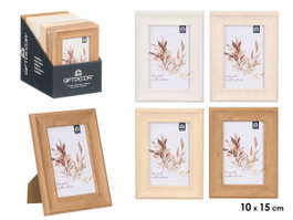 GIFTDECOR Lot de 24 cadres photo incurvés 10x15 cm assortis