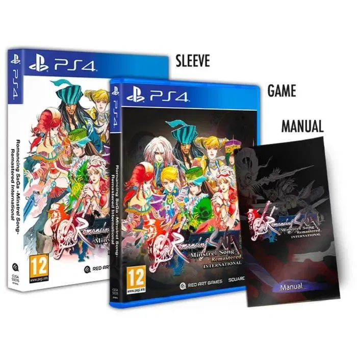 Just For Games Romancing SaGa Minstrel Song - Remastered International - Jeu PS4