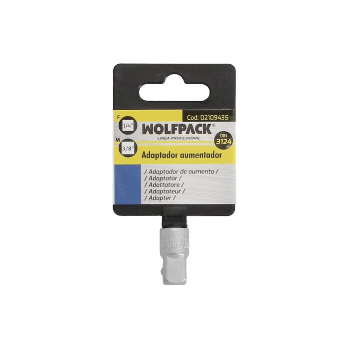 WOLFPACK LINEA PROFESIONAL Adaptateur de multiplication 1/4'' femelle à 3/8'' mâle