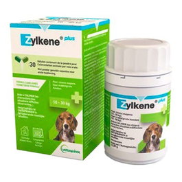 VETOQUINOL VET Zylkene Plus 225 mg pour chats et chiens (10-30 kg) 30 capsules