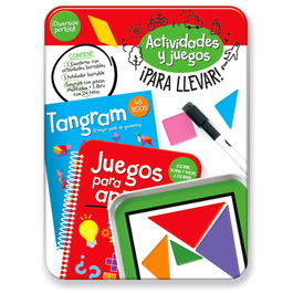 PLAYTIME Kit d'activités portable Tangram espagnol