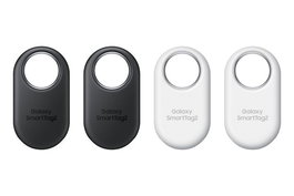 Samsung Pack de 4 Galaxy SmartTag2 - Traqueurs Bluetooth avec AR Finder, NFC et étanchéité IP67 pour clés et bagages