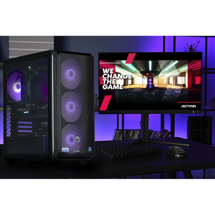 Actina KOMACNGIP0174 PC de bureau Gaming AMD RYZEN™ 5 7500F 32 GB RAM 1 TB SSD Noir