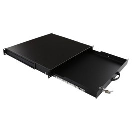 Lanview Module de tiroir verrouillable 1U 19 pouces pour clavier, usage général