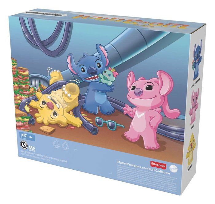 Lilo &amp; Stitch Little People Collector pack 3 minifigurines Stitch &amp; The Cousins 7 cm
