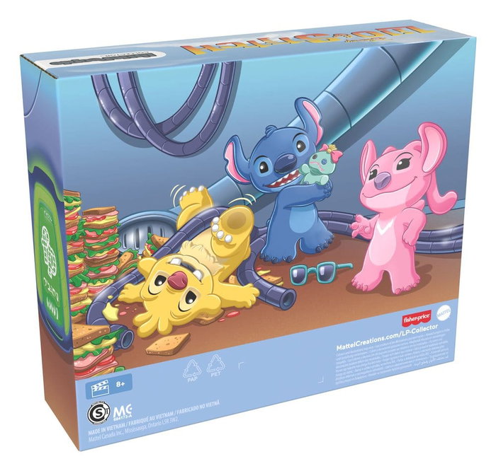 Lilo &amp; Stitch Little People Collector pack 3 minifigurines Stitch &amp; The Cousins 7 cm