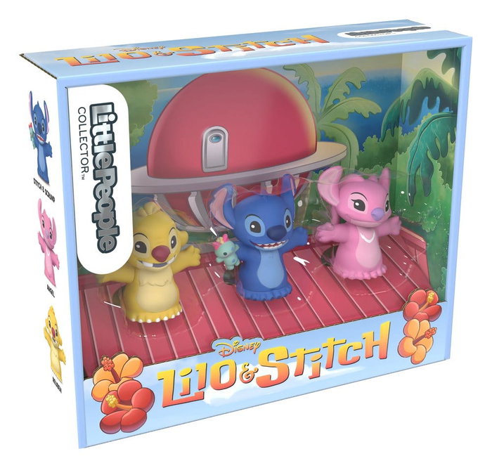 Lilo &amp; Stitch Little People Collector pack 3 minifigurines Stitch &amp; The Cousins 7 cm