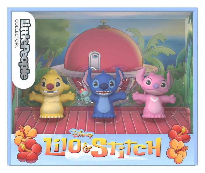 Lilo &amp; Stitch Little People Collector pack 3 minifigurines Stitch &amp; The Cousins 7 cm