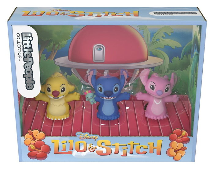 Lilo &amp; Stitch Little People Collector pack 3 minifigurines Stitch &amp; The Cousins 7 cm