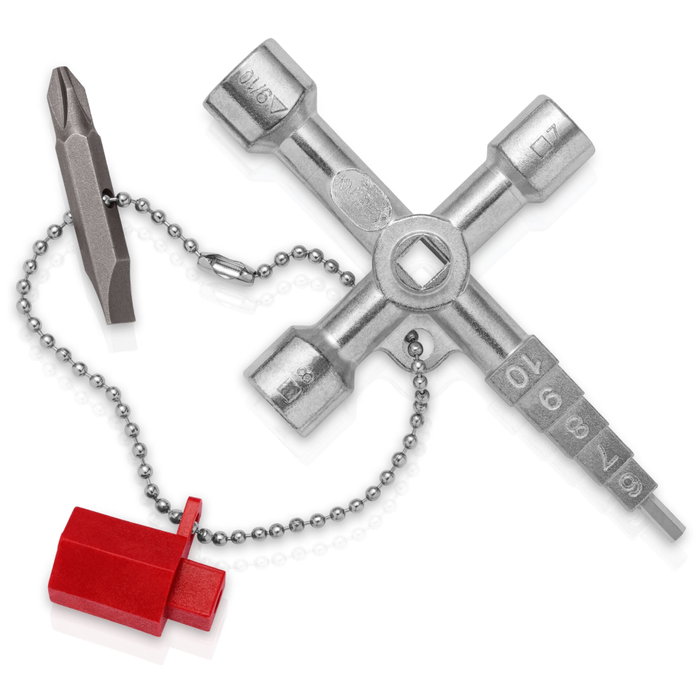 KNIPEX Clé pour armoires de pilotage 90mm