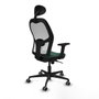Piqueras y Crespo Chaise de Bureau avec Appui-tête Jorquera 2D036G1 Vert