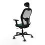 Piqueras y Crespo Chaise de Bureau avec Appui-tête Jorquera 2D036G1 Vert
