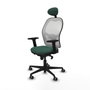 Piqueras y Crespo Chaise de Bureau avec Appui-tête Jorquera 2D036G1 Vert