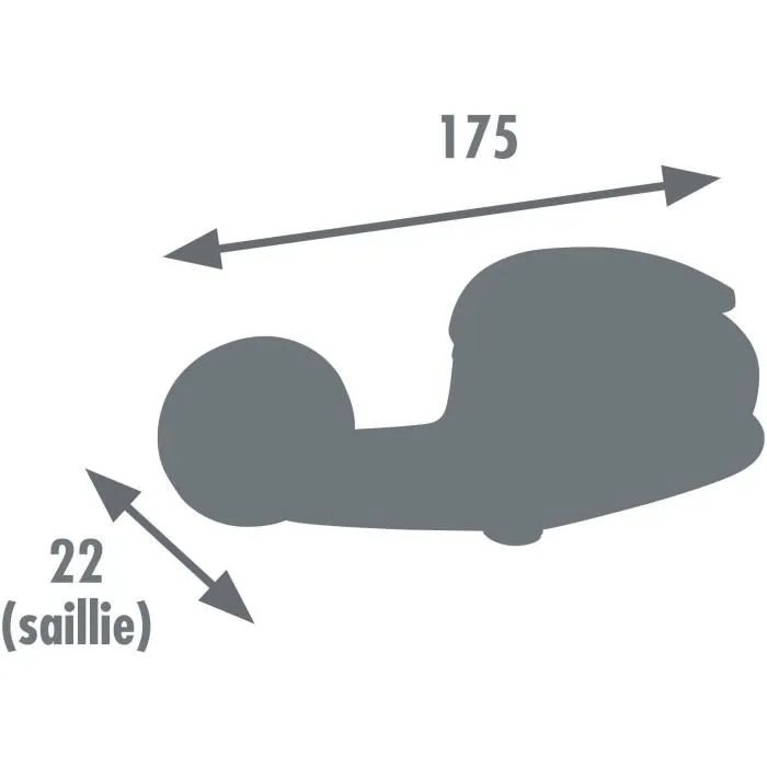Edouard Rousseau Mitigeur de Douche Cardiff Compact Murale Chromé, Cartouche Céramique 40 mm, Laiton, 2 Rosaces & Raccords, H 112 mm x P 36 mm, Entraxe 150 mm