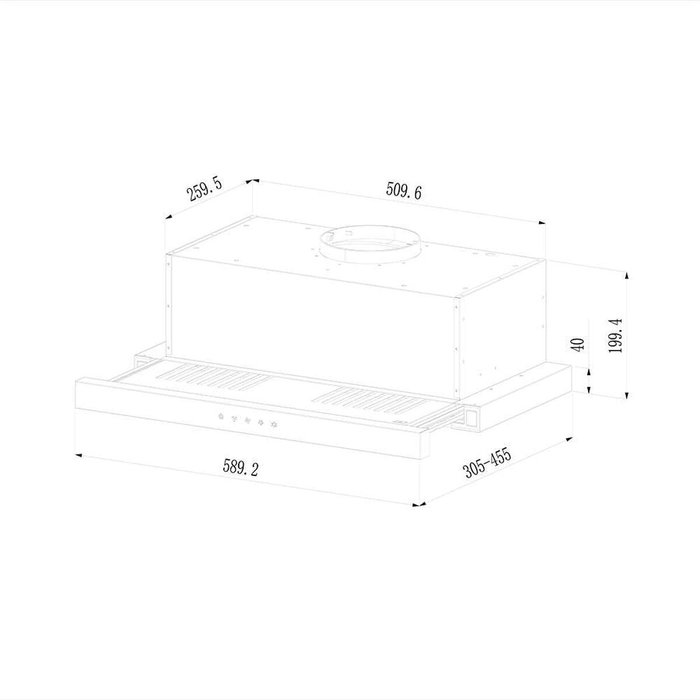Hotte standard Cecotec Flux TLT 604000