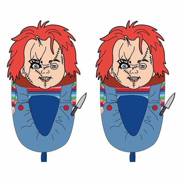 Cerdá Chaussons de maison avec applications 3D Chucky T38/39 Cerdá Chaussons de maison avec applications 3D Chucky T38/39